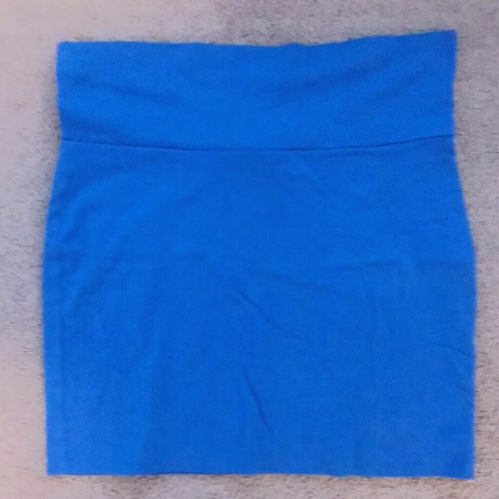 Blue skirt